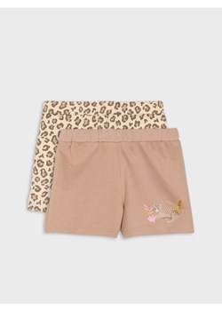 Sinsay - Szorty z motywem zwierzęcym 2 pack - wielobarwny - id: 154ED-MLC - marki Sinsay - 181223124 Sinsay - Szorty z motywem zwierzęcym 2 pack - wielobarwny ze sklepu Sinsay w kategorii Spodenki dziewczęce - zdjęcie 181223124