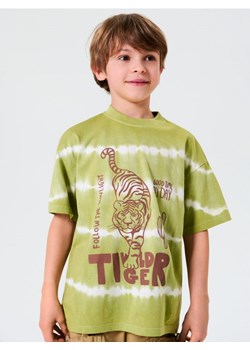 Sinsay - Koszulka oversize - zielony ze sklepu Sinsay w kategorii T-shirty chłopięce - zdjęcie 181223142