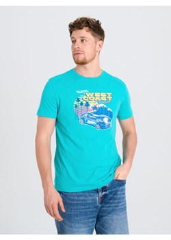 Sinsay - Koszulka Hot Wheels - niebieski ze sklepu Sinsay w kategorii T-shirty męskie - zdjęcie 181223221
