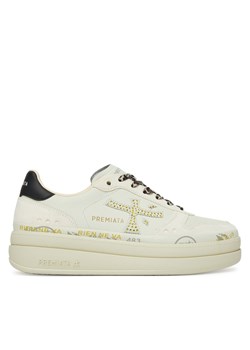 Sneakersy Premiata Micol Var 6794 Écru ze sklepu eobuwie.pl w kategorii Buty sportowe damskie - zdjęcie 181223412