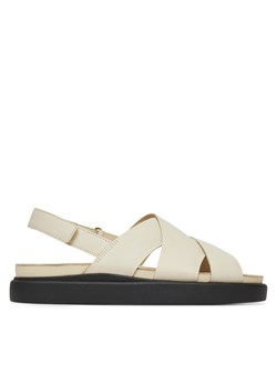 Sandały Clarks Aristella Sun 26181257 Beżowy ze sklepu eobuwie.pl w kategorii Sandały damskie - zdjęcie 181223430