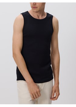 Reserved - Bawełniany tank top - czarny ze sklepu Reserved w kategorii T-shirty męskie - zdjęcie 181223714