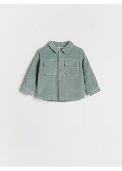 Reserved - Sztruksowa koszula - jasnozielony ze sklepu Reserved w kategorii Odzież dla niemowląt - zdjęcie 181223750