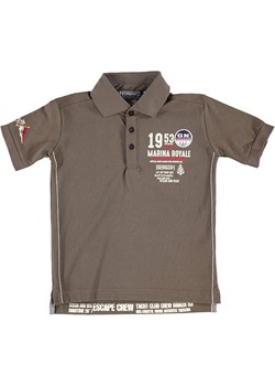 Geographical Norway Koszulka polo &quot;Kadre&quot; w kolorze brązowym ze sklepu Limango Polska w kategorii T-shirty chłopięce - zdjęcie 181224840