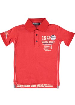 Geographical Norway Koszulka polo &quot;Kadre&quot; w kolorze czerwonym ze sklepu Limango Polska w kategorii T-shirty chłopięce - zdjęcie 181224842
