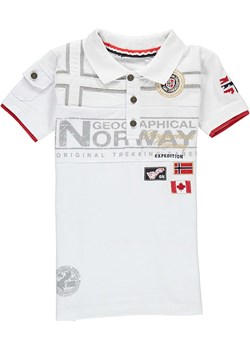 Geographical Norway Koszulka polo &quot;Klipo&quot; w kolorze białym ze sklepu Limango Polska w kategorii T-shirty chłopięce - zdjęcie 181224870