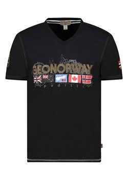 Geographical Norway Koszulka &quot;Jouky&quot; w kolorze czarnym ze sklepu Limango Polska w kategorii T-shirty chłopięce - zdjęcie 181224884