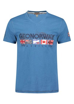 Geographical Norway Koszulka &quot;Jouky&quot; w kolorze niebieskim ze sklepu Limango Polska w kategorii T-shirty chłopięce - zdjęcie 181224892