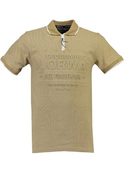 Geographical Norway Koszulka polo &quot;Kupply&quot; w kolorze beżowym ze sklepu Limango Polska w kategorii T-shirty chłopięce - zdjęcie 181224902