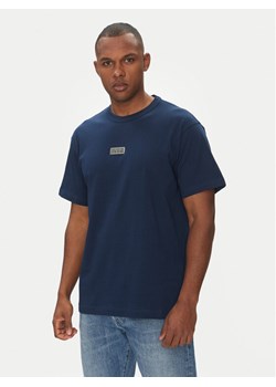 Versace Jeans Couture T-Shirt 78GAHT08 Granatowy Regular Fit ze sklepu MODIVO w kategorii T-shirty męskie - zdjęcie 181226423
