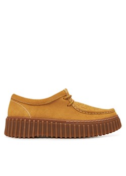 Clarks Półbuty Torhill Bee 26181188 Złoty ze sklepu MODIVO w kategorii Półbuty damskie - zdjęcie 181226433