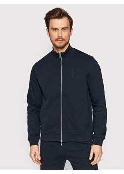KARL LAGERFELD Bluza 705891 Granatowy Regular Fit ze sklepu MODIVO w kategorii Bluzy męskie - zdjęcie 181226444