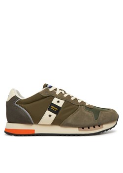 Blauer Sneakersy S5QUEENS01 Khaki ze sklepu MODIVO w kategorii Buty sportowe męskie - zdjęcie 181226523