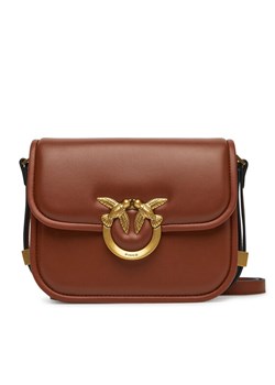PINKO Torba Love Box Bag Fl Mini PE 25 PLTT 104297 A26L Brązowy ze sklepu MODIVO w kategorii Listonoszki - zdjęcie 181226532