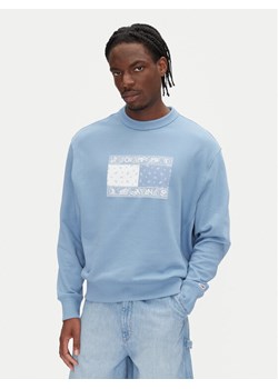 Tommy Jeans Bluza Paisley Flag DM0DM20832 Niebieski Relaxed Fit - id: 0000304660580 - marki Tommy Jeans - 181226541 Tommy Jeans Bluza Paisley Flag DM0DM20832 Niebieski Relaxed Fit ze sklepu MODIVO w kategorii Bluzy męskie - zdjęcie 181226541