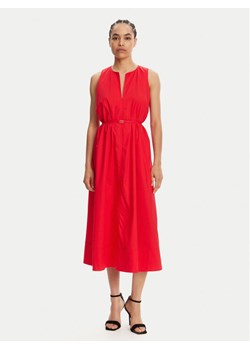 TWINSET Sukienka koktajlowa 251TT2221 Czerwony Regular Fit ze sklepu MODIVO w kategorii Sukienki - zdjęcie 181226573