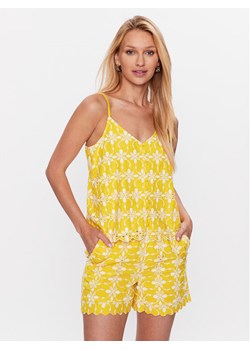 YAS Top 26029623 Żółty Regular Fit ze sklepu MODIVO w kategorii Bluzki damskie - zdjęcie 181226632