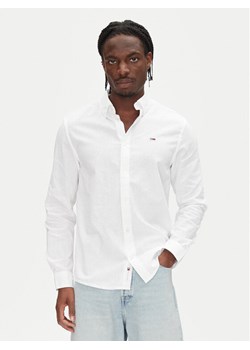 Tommy Jeans Koszula DM0DM20875 Écru Regular Fit ze sklepu MODIVO w kategorii Koszule męskie - zdjęcie 181226651