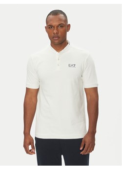 EA7 Emporio Armani Polo 7M000183 AF13511 U0005 Biały Regular Fit ze sklepu MODIVO w kategorii T-shirty męskie - zdjęcie 181226654