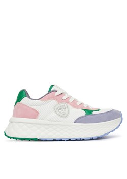 Blauer Sneakersy S5LYNN01 Biały ze sklepu MODIVO w kategorii Buty sportowe damskie - zdjęcie 181226684