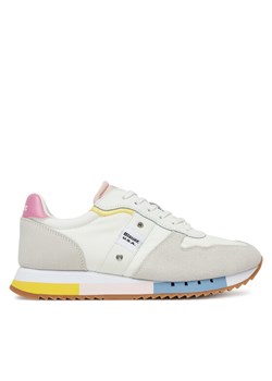 Blauer Sneakersy S5MELROSE02 Biały ze sklepu MODIVO w kategorii Buty sportowe damskie - zdjęcie 181226732