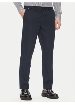 BOSS Spodnie materiałowe H-Kaiton1 50540650 Granatowy Slim Fit ze sklepu MODIVO w kategorii Spodnie męskie - zdjęcie 181226790