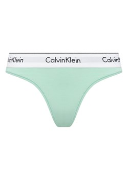 Calvin Klein Underwear Stringi 0000F3786E Zielony ze sklepu MODIVO w kategorii Majtki damskie - zdjęcie 181226794
