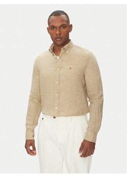 Tommy Hilfiger Koszula MW0MW34602 Beżowy Regular Fit ze sklepu MODIVO w kategorii Koszule męskie - zdjęcie 181226802