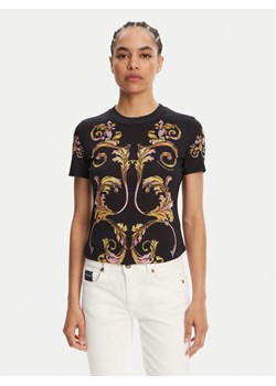 Versace Jeans Couture T-Shirt 78HAH6P8 Czarny Slim Fit ze sklepu MODIVO w kategorii Bluzki damskie - zdjęcie 181226812