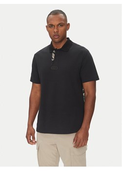 Versace Jeans Couture Polo 78GAG627 Czarny Regular Fit ze sklepu MODIVO w kategorii T-shirty męskie - zdjęcie 181226874