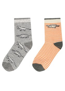 Action Boy Zestaw 2 par wysokich skarpet dziecięcych 8KB-002-AW23 (2-pack) Pomarańczowy ze sklepu MODIVO w kategorii Skarpetki dziecięce - zdjęcie 181226951