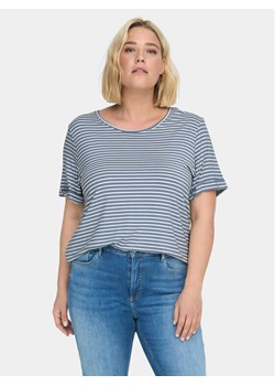 ONLY Carmakoma T-Shirt 15239109 Niebieski Regular Fit ze sklepu MODIVO w kategorii Bluzki damskie - zdjęcie 181226994