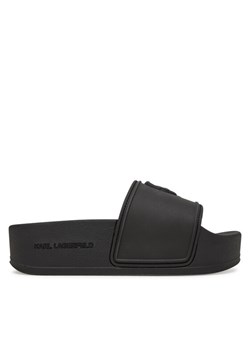 KARL LAGERFELD Klapki Kondo Maxi KL80819M Czarny ze sklepu MODIVO w kategorii Klapki damskie - zdjęcie 181227011