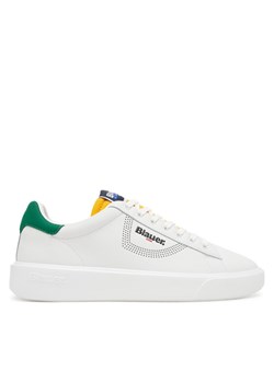 Blauer Sneakersy S5BUCK03/LES Biały ze sklepu MODIVO w kategorii Buty sportowe męskie - zdjęcie 181227093