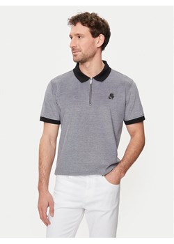 KARL LAGERFELD Polo 745004 542204 Szary Regular Fit ze sklepu MODIVO w kategorii T-shirty męskie - zdjęcie 181227094