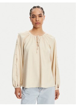 TWINSET Bluzka 251LM2QFF Beżowy Regular Fit ze sklepu MODIVO w kategorii Bluzki damskie - zdjęcie 181227111