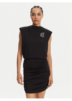 Just Cavalli Sukienka codzienna 78PAOE11 Czarny Regular Fit - id: 0000305216311 - marki Just Cavalli - 181227212 Just Cavalli Sukienka codzienna 78PAOE11 Czarny Regular Fit ze sklepu MODIVO w kategorii Sukienki - zdjęcie 181227212