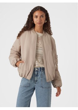 Vero Moda Kurtka bomber Barcelona 10300839 Beżowy Regular Fit ze sklepu MODIVO w kategorii Kurtki damskie - zdjęcie 181227303