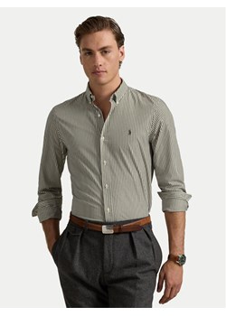 Polo Ralph Lauren Koszula 710929344012 Zielony Slim Fit ze sklepu MODIVO w kategorii Koszule męskie - zdjęcie 181227314