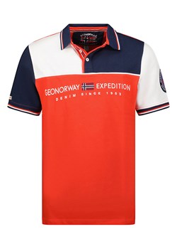 Geographical Norway Koszulka polo &quot;Kondo&quot; w kolorze czerwono-biało-granatowym ze sklepu Limango Polska w kategorii T-shirty chłopięce - zdjęcie 181233204