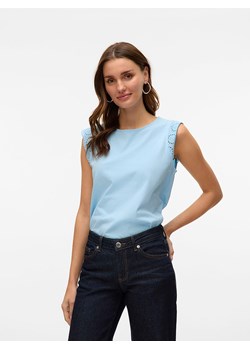Vero Moda Koszulka w kolorze błękitnym ze sklepu Limango Polska w kategorii Bluzki damskie - zdjęcie 181234920