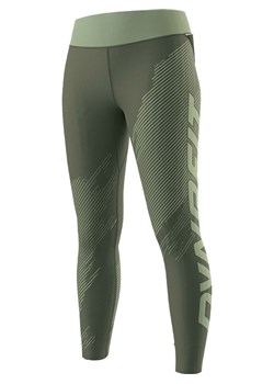 DYNAFIT Legginsy funkcyjne &quot;ULTRA GRAPHIC&quot; w kolorze zielonym ze sklepu Limango Polska w kategorii Spodnie damskie - zdjęcie 181235084