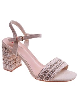 Beżowe sandały espadryle na słupku Seastar /F2-2 17655 S385/ ze sklepu Pantofelek24.pl w kategorii Espadryle damskie - zdjęcie 181235332
