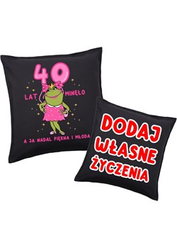 PODUSZKA na 40 urodziny z życzeniami na 40 urodziny ze sklepu Time For Fashion w kategorii Poduszki dekoracyjne - zdjęcie 181235433