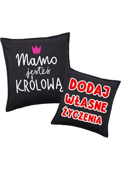 PODUSZKA dla Mamy z życzeniami z okazji Dnia Matki - MAMO JESTEŚ KRÓLOWĄ ze sklepu Time For Fashion w kategorii Poduszki dekoracyjne - zdjęcie 181235443