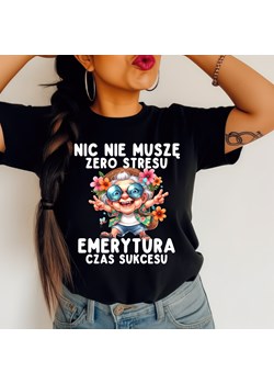 Koszulka dla emerytki ze sklepu Time For Fashion w kategorii Bluzki damskie - zdjęcie 181235452