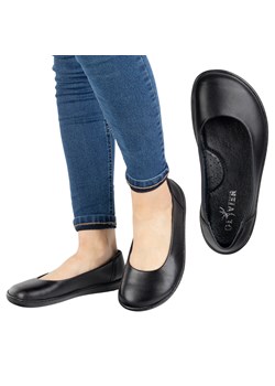 BAREFOOT Damskie CZÓŁENKA minimalistyczne wsuwane 1771POL czarne ze sklepu butyolivier w kategorii Półbuty damskie - zdjęcie 181235551
