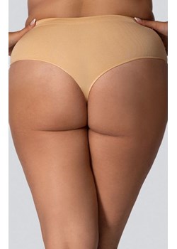 Stringi wyszczuplające ze średnim stanem jasnobeżowe Smoothwear, Kolor jasny beż (champagne pearl), Rozmiar 5/6, Mona Queen Size ze sklepu Primodo w kategorii Bielizna wyszczuplająca - zdjęcie 181236261