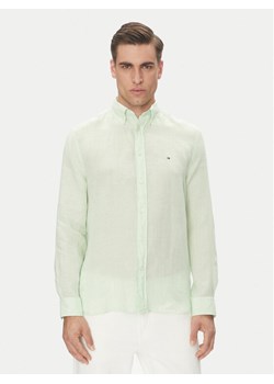 Tommy Hilfiger Koszula MW0MW34602 Zielony Regular Fit ze sklepu MODIVO w kategorii Koszule męskie - zdjęcie 181237993
