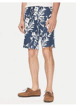 Tommy Hilfiger Szorty materiałowe Harlem MW0MW38847 Granatowy Regular Fit ze sklepu MODIVO w kategorii Spodenki męskie - zdjęcie 181238100